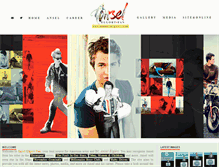 Tablet Screenshot of ansel-elgort.com